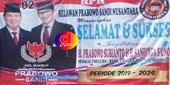Baliho Kemenangan Prabowo – Sandi di Brebes, Di Protes