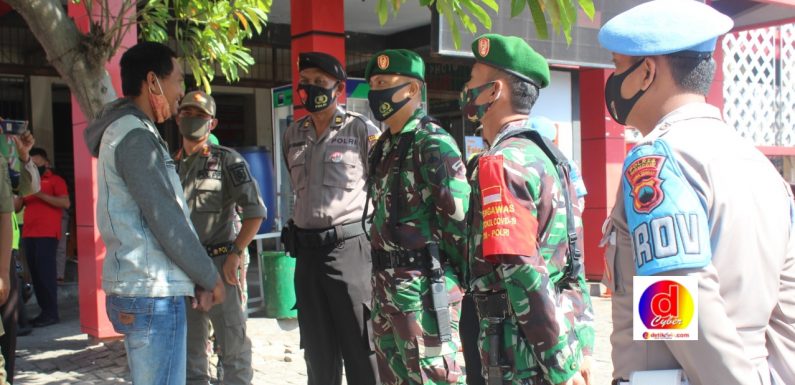 Sebanyak 21 Orang Terjaring Dalam Operasi Masker Oleh Anggota Gabungan TNI-Polri Dan Sathpol PP