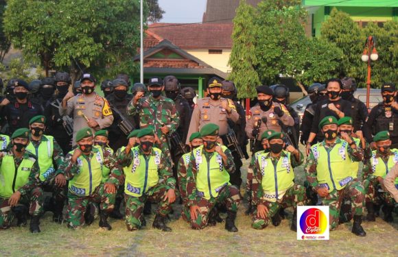 TNI-Polri Kabupaten Wonogiri Gelar Apel Gabungan Mewujudkan Situasi Yang Kondusif