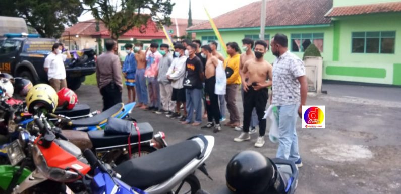 Pelajar Gelar Konvoi Jelang Kelulusan Sekolah di Tawangmangu Puluhan Pelajar Karanganyar Ditangkap Polisi
