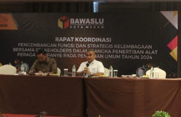 Pemerintah Kota Medan Dukung Bawaslu Dalam Penertiban APK Jelang Masa Tenang Pemilu 2024