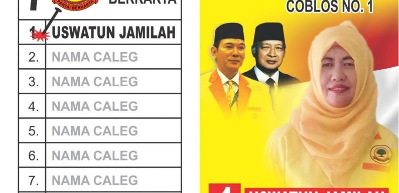 Uswatun Jamilah Caleg Partai Berkarya, Kedepankan Kepentingan Rakyat
