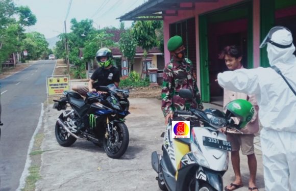 Gabungan TNI-Polri Dan Petugas Kesehatan Kecamatan Jatisrono Gelar Operasi Gakplin